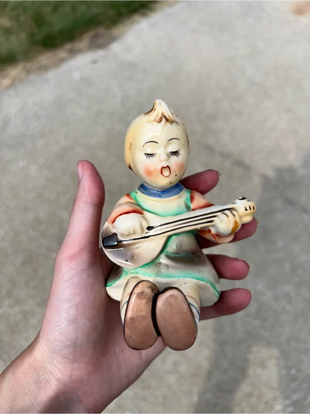 Vintage 1960’s Gold Castle Porcelain Japan Figurine